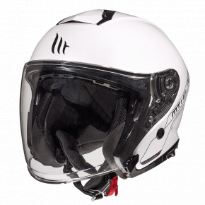  MT Helmets Thunder 3 Jet Solid Gloss White XXL 5