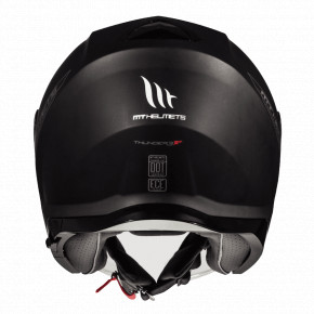  MT Helmets Thunder 3 Jet Solid Matt Black XS 3