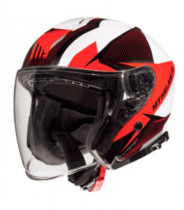  MT Helmets Thunder 3 Jet Wing Red XS 3