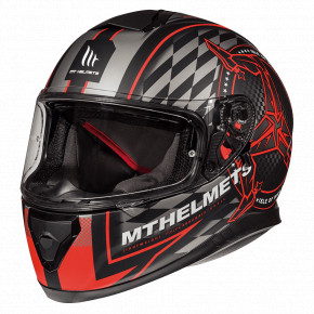  MT Helmets Thunder 3 SV ISLE OF MAN Matt Red XS 3