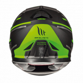  MT Helmets Thunder 3 SV PITLANE Matt Fluor Green XS 4