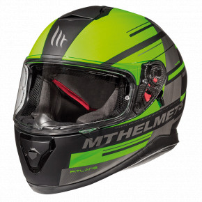  MT Helmets Thunder 3 SV PITLANE Matt Fluor Green XS 5