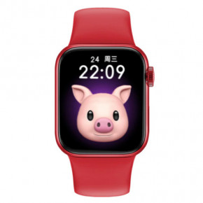 - Smart Watch i12 Aluminium Viber   red (8161) 4