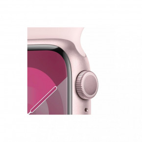 - Apple Watch Series 9 GPS 41mm Pink Aluminum Case w. Light Pink Sport Band - M/L (MR943) 5
