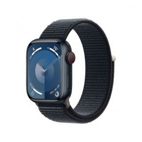 - Apple Watch Series 9 GPS + Cellular 41mm Midnight Alu. Case w. Midnight Sport Loop (MRHU3)