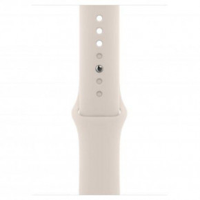 - Apple Watch SE 2023 44mm (GPS+LTE) Starlight Aluminum Case with Starlight Sport Band - Size S/M (MRGT3) 4