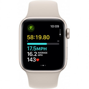 - Apple Watch SE 2 GPS 40mm Starlight Aluminium Case with Starlight Sport Band S/M (MR9U3) 7