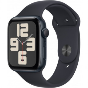 - Apple Watch SE 2 GPS 44mm Midnight Aluminium Case with Midnight Sport Band M/L (MRE93)
