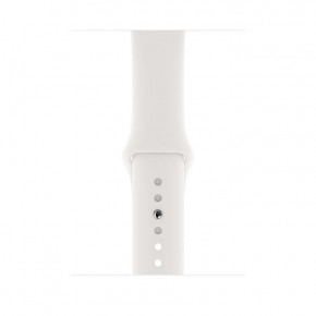 - Apple Watch Series 5 GPS 44mm Silver Aluminum w. White b.- Silver Aluminum (MWVD2) 4