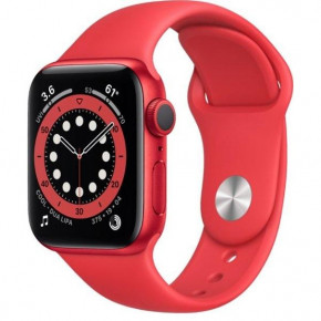 - Apple Watch Series 6 GPS 40mm Product (RED) Aluminum Case with Product (RED) Sport Band (M00A3)