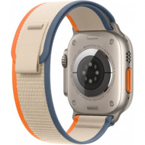  - Apple Watch Ultra 2 GPS + Cellular 49mm Titanium Case with Orange/Beige Trail Loop - M/L (MRF23UL/A) (2)