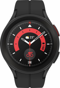 - Samsung Galaxy Watch 5 Pro 45mm LTE Black Titanium (SM-R925FZKASEK)