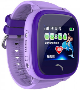 - UWatch DF25 Kids waterproof smart watch Purple #I/S