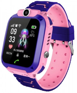  - Uwatch Q12 Kid smart watch Pink (1)