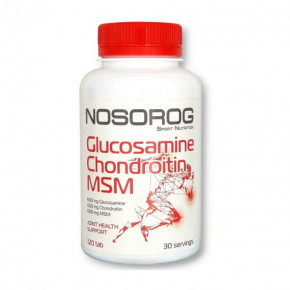      Nosorog Nutrition Glucosamine Chondroitin MSM 120  (100-96-3222388-20)