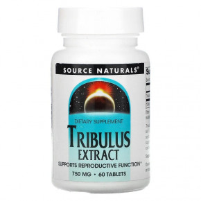   Source Naturals Tribulus Extract 750 mg 60 