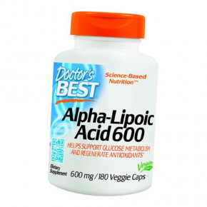   Doctor's Best Best Alpha-Lipoic Acid 600  180  (4384301909)