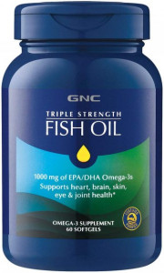   GNC Triple Strength Fish Oil 60  (4384303392)