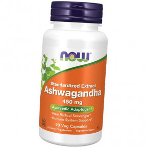   NOW Ashwagandha 450 mg Veg Capsules 90  (4384301713)