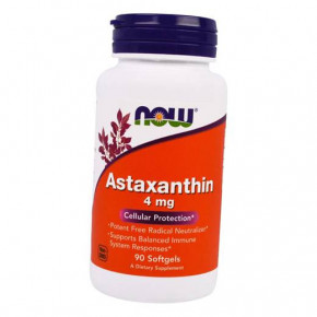   NOW Astaxanthin 4 mg Veggie Softgels 60  (4384301953)