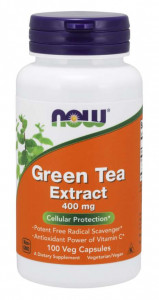   NOW Green Tea Extract 400 mg Veg Capsules 100  (4384302633)