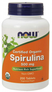   NOW Spirulina 500 mg Tablets 200  (4384301974)