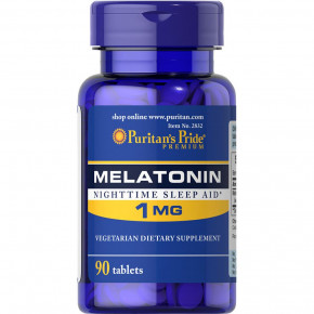  Puritans Pride Melatonin 1 mg - 90 caps