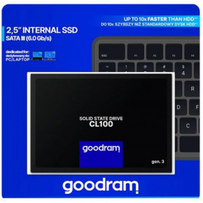 SSD  480GB Goodram CL100 GEN.3 2.5 SATAIII TLC (SSDPR-CL100-480-G3) 5