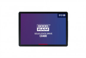   SSD 512GB GoodRam CX400 2.5 SATAIII 3D TLC (SSDPR-CX400-512) (0)