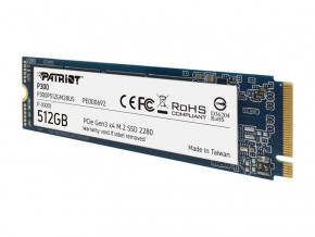 SSD  512GB Patriot P300 M.2 2280 PCIe NVMe 3.0 x4 TLC (P300P512GM28US) 3