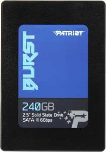  SSD 240GB Patriot Burst 2.5 SATAIII 3D TLC (PBU240GS25SSDR)