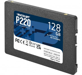  SSD  128GB Patriot P220 2.5 SATAIII TLC (P220S128G25) 3