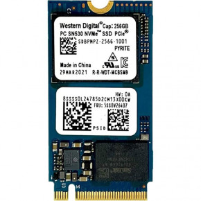  SSD  256GB WD PC SN530 M.2 2242 PCIe 3.0 x4 NVMe TLC (SDBPMPZ-256G)