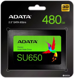 SSD  A-Data Ultimate SU650 480GB 2.5SATA III 3D NAND TLC 3