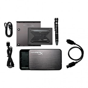  SSD Kingston 960GB HyperX Fury RGB 2.5 SATAIII 3D TLC (SHFR200B/960G) Upgrade Kit 3
