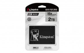 SSD 2TB Kingston KC600 2.5 SATAIII 3D TLC (SKC600/2048G) 3