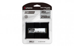   SSD Kingston M.2 250GB KC2000 NVMe PCle 3.0 4x 2280 (SKC2000M8/250G) 3