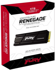  SSD Kingston M.2 4TB PCIe 4.0 Fury Renegade +  (SFYRDK/4000G) 4