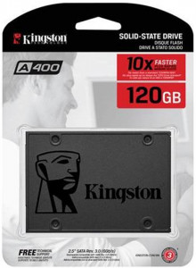 SSD  120GB Kingston SSDNow A400 2.5 SATAIII TLC (SA400S37/120G) Refurbished 3