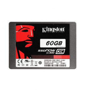  SSD  60GB Kingston SSDNow KC300 2.5 SATAIII MLC (SKC300S37A/60G) Refurbished