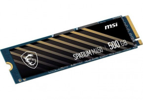  SSD  500GB MSI Spatium M450 M.2 2280 PCIe 4.0 x4 NVMe 3D NAND TLC (S78-440K220-P83) 3