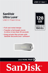  SanDisk 128GB USB 3.1 Ultra Luxe (SDCZ74-128G-G46) 3