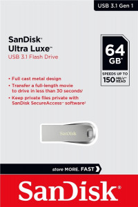  SSD SanDisk 64GB USB 3.1 Ultra Luxe (SDCZ74-064G-G46) 6