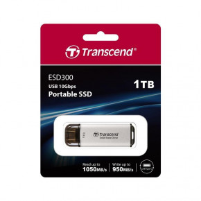  SSD Transcend 1TB USB 3.1 Gen 2 Type-C ESD300 Silver (TS1TESD300S) 8