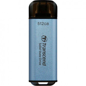  SSD Transcend 512GB  USB 3.1 Gen 2 Type-C ESD300 Blue (TS512GESD300C) 3