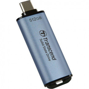  SSD Transcend 512GB  USB 3.1 Gen 2 Type-C ESD300 Blue (TS512GESD300C) 6