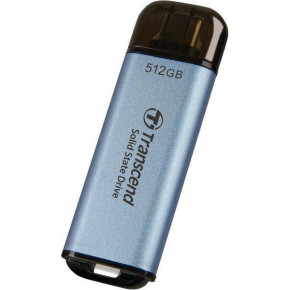  SSD Transcend 512GB  USB 3.1 Gen 2 Type-C ESD300 Blue (TS512GESD300C) 8