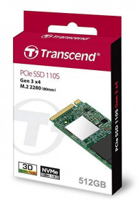   SSD Transcend M.2 512GB MTE110 NVMe PCIe 3.0 4x 2280 (JN63TS512GMTE110S)