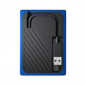   SSD Western Digital My Passport Go 1TB WDBMCG0010BBT-WESN Blue 6