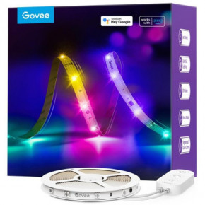    Govee H618A RGBIC Basic Wi-Fi + Bluetooth LED Strip Light 5 White (H618A3D1)